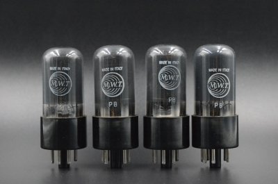 6V6GT M.W.T. MARCONI ITALY QUARTET  			