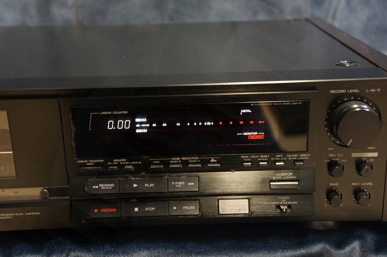 ラジオ・コンポ AIWA EXCELIA XK-009 AIWA Excelia XK-009 Cassette deck 1988 AC 100V Home Audio