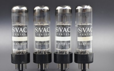 EL34 VAC RFT QUARTET  			