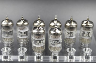 GENERAL ELECTRIC 12AT7 RING GETTER  			