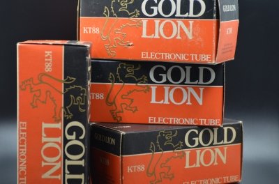 KT88 G.E.C. GOLD LION QUARTET  			