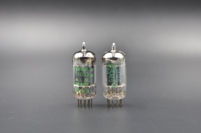 LA RADIOTECHNIQUE MINIWATT DARIO ECC82 K64 F PAIR  			