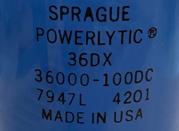 MARK LEVINSON ML3 SPRAGUE CAP  			