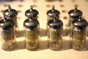 1 x EZ40 MINIWATT DARIO label, vacuum tube Valve, Röhre, TESTED
