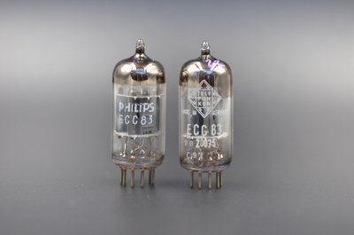 MULLARD ECC83 I63 B PAIR  			