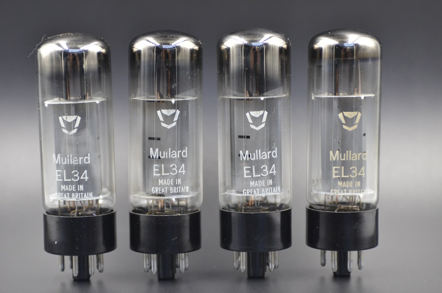 MULLARD EL34 XF4 QUARTET