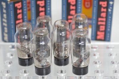 MULLARD GZ32 R71 B RING GETTER PAIR  			