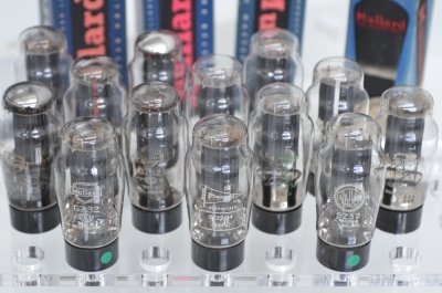 MULLARD GZ32 R71 B SQUARE GETTER  			