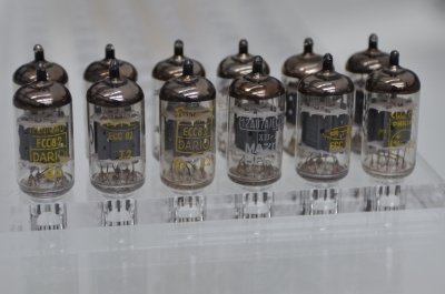 PHILIPS ECC82 Gf9 ⊿ - GfA ⊿ PAIR  			