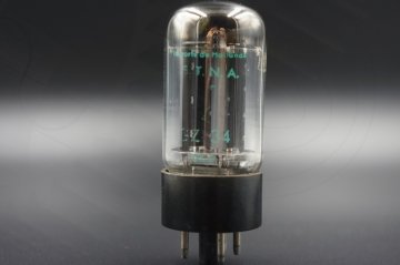 RT LA RADIOTECHNIQUE MULLARD GZ34 f32 B DOUBLE HALO  			
