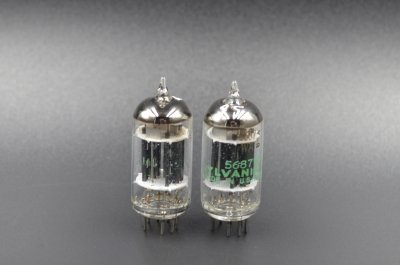 SYLVANIA 5687WA PAIR  			