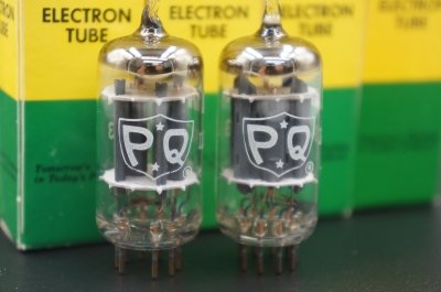 SYLVANIA AMPEREX PQ 12AX7A  			