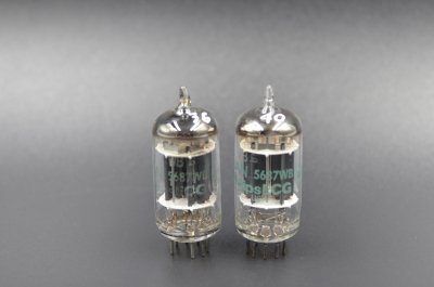 SYLVANIA PHILIPS ECG 5687WB PAIR  			