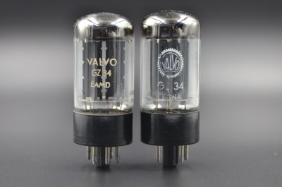 VALVO MULLARD GZ34 f32 B DOUBLE HALO PAIR  			