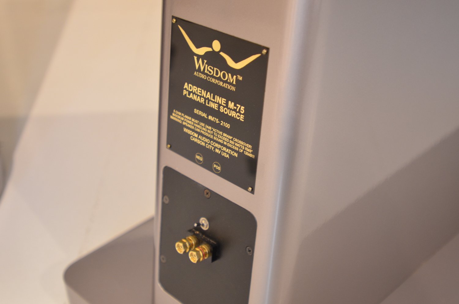 WISDOM AUDIO M75 ADRENALINE LOUDSPEAKERS SYSTEM